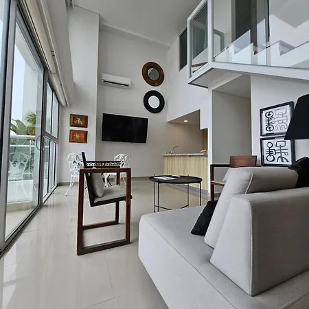 Apartment Duplex De Lujo Nuevo Con Vista Increible Al Centro Y La Playa