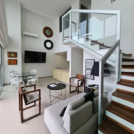 Apartment Duplex De Lujo Nuevo Con Vista Increible Al Centro Y La Playa