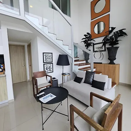 Apartment Duplex De Lujo Nuevo Con Vista Increible Al Centro Y La Playa *