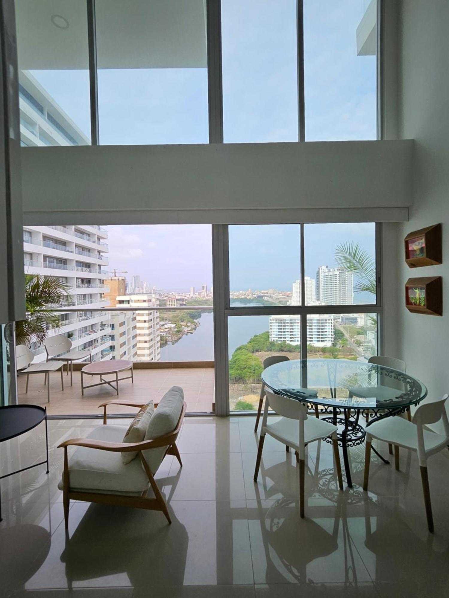 Apartment Duplex De Lujo Nuevo Con Vista Increible Al Centro Y La Playa Cartagena