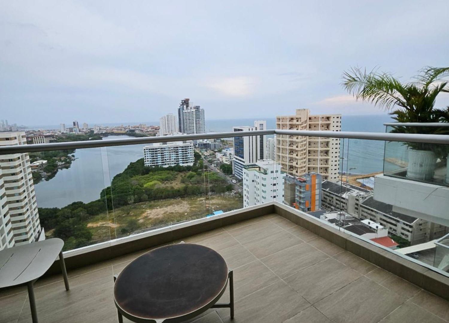 Duplex Con Vista Atardecer Mágico En El Mar Caribe Cartagena