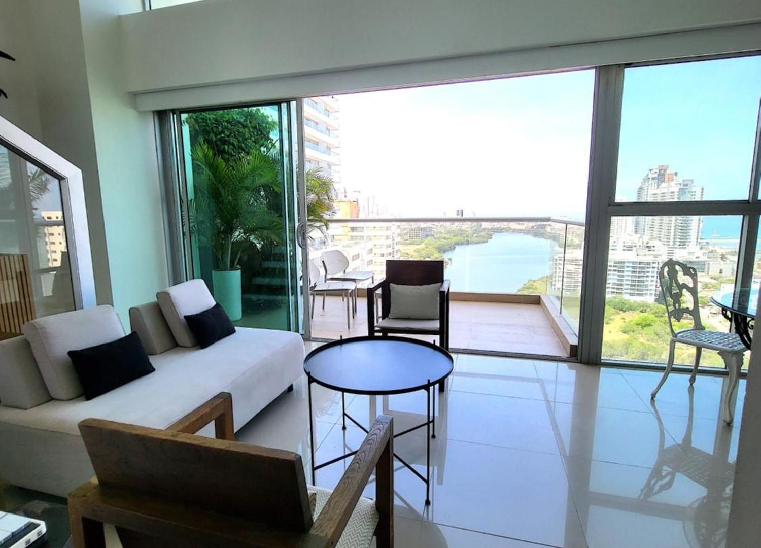 Duplex Con Vista Atardecer Mágico En El Mar Caribe