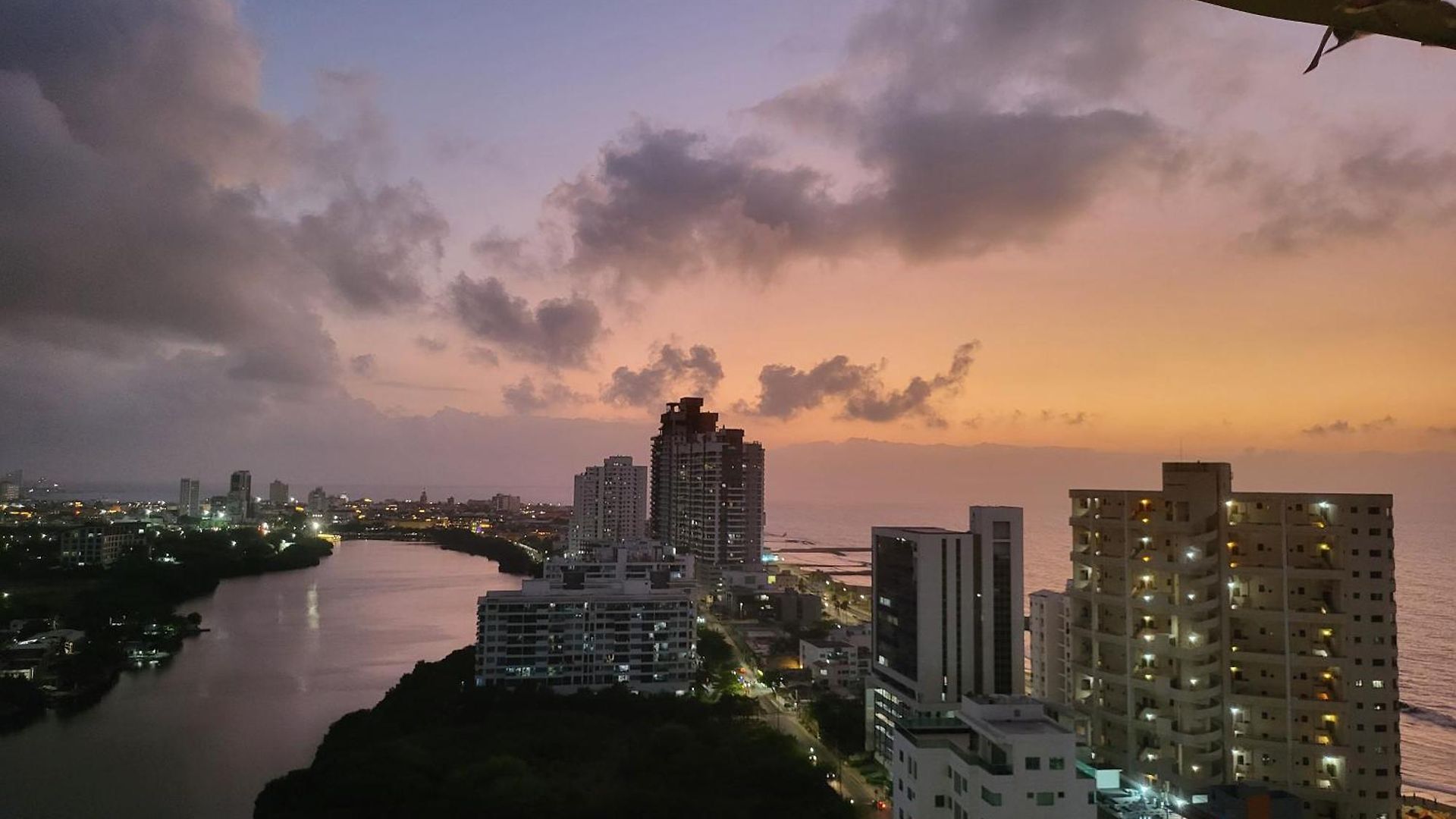 Duplex Con Vista Atardecer Mágico En El Mar Caribe Apartamento Cartagena