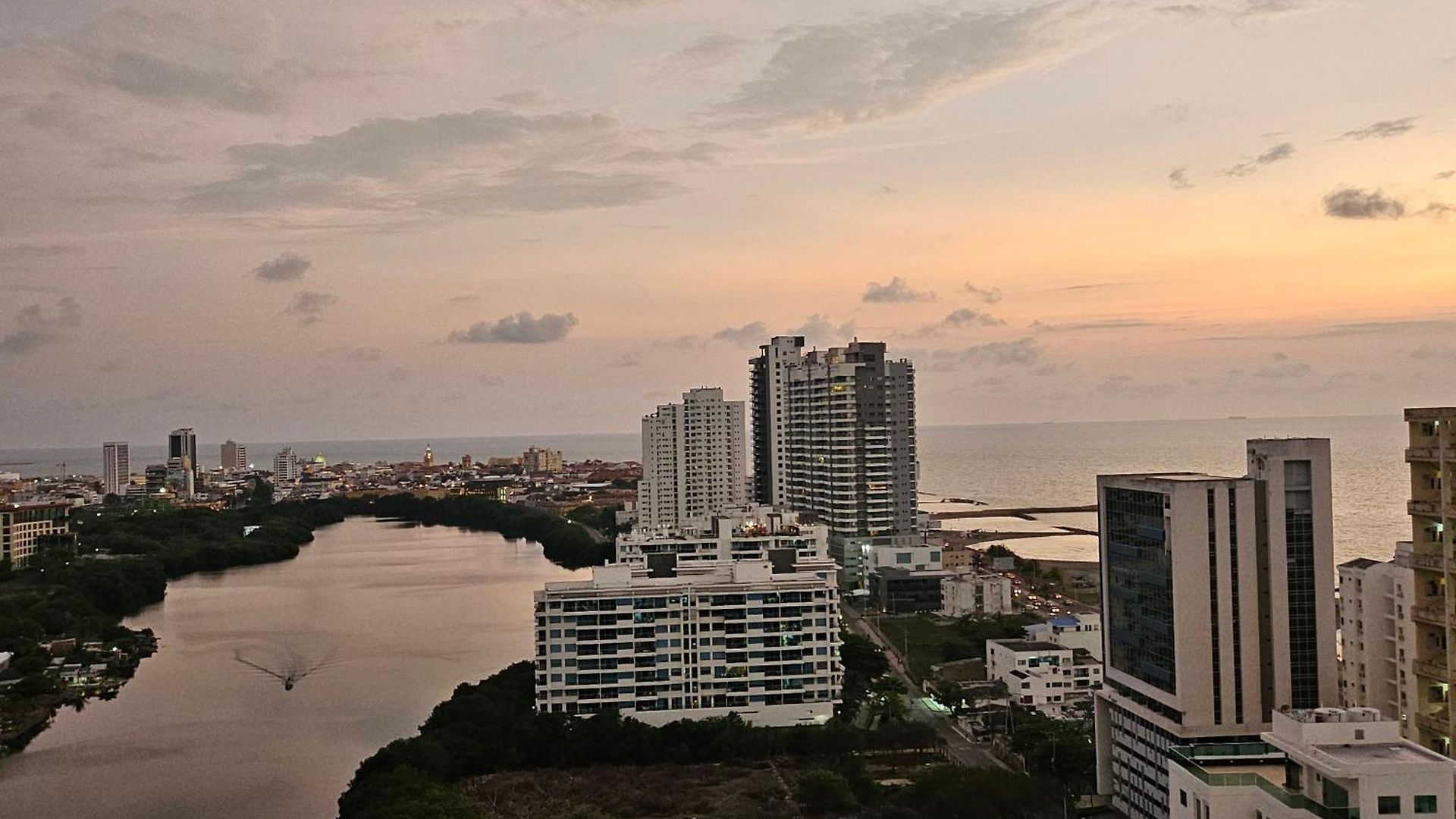Duplex Con Vista Atardecer Mágico En El Mar Caribe Cartagena