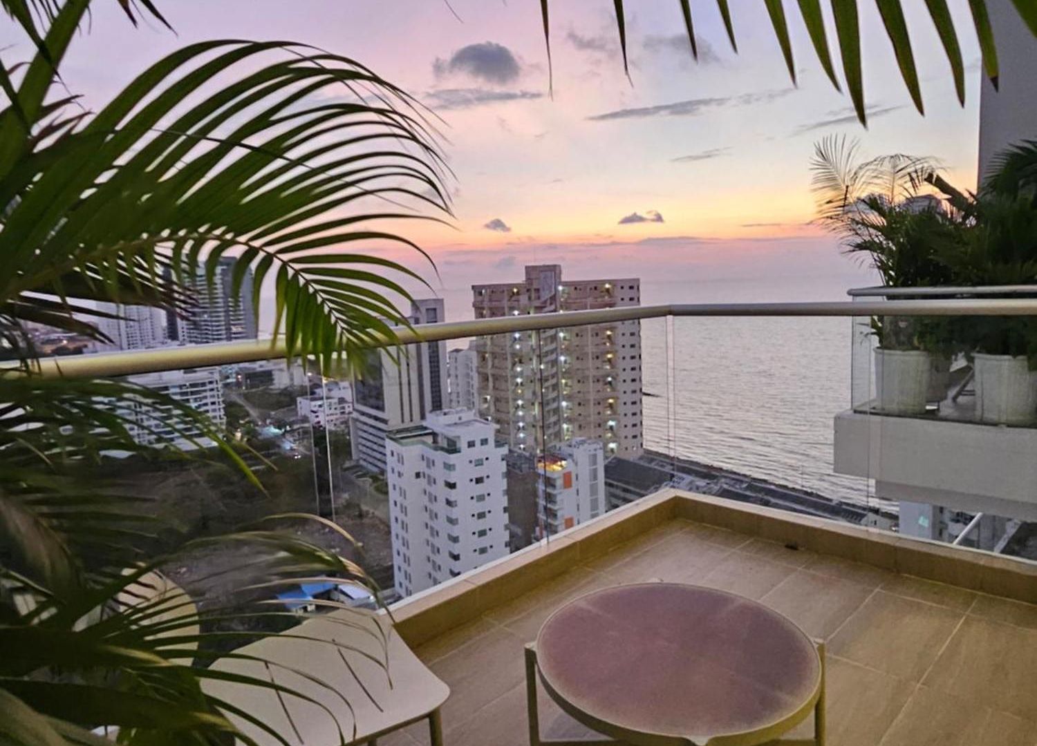 Duplex Con Vista Atardecer Mágico En El Mar Caribe Apartamento