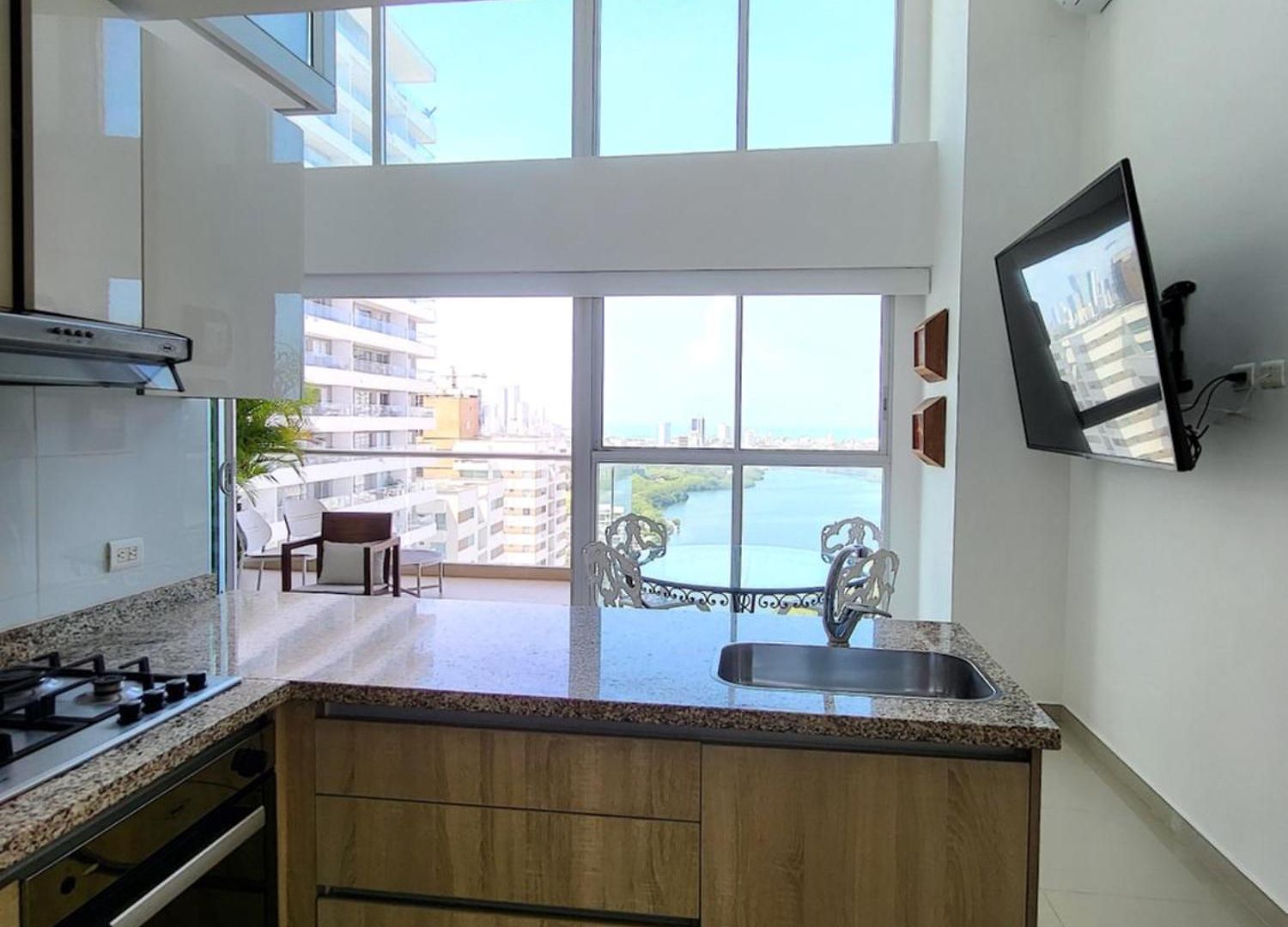 Duplex Con Vista Atardecer Mágico En El Mar Caribe * Cartagena