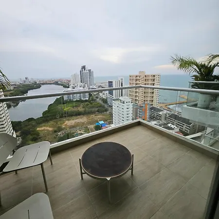 Duplex Con Vista Atardecer Mágico En El Mar Caribe