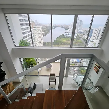 Duplex Con Vista Atardecer Mágico En El Mar Caribe * Cartagena