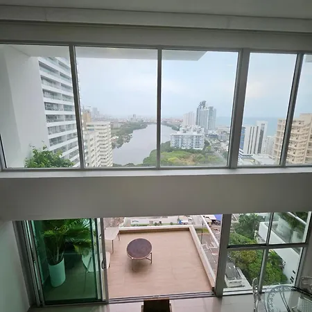 Apartamento Duplex Con Vista Atardecer Mágico En El Mar Caribe *