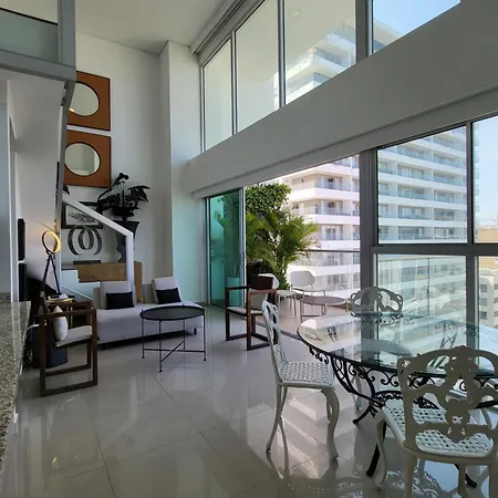 Apartamento Duplex Con Vista Atardecer Mágico En El Mar Caribe