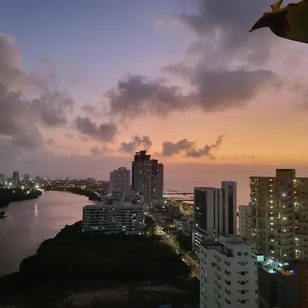 Duplex Con Vista Atardecer Mágico En El Mar Caribe Apartamento Cartagena