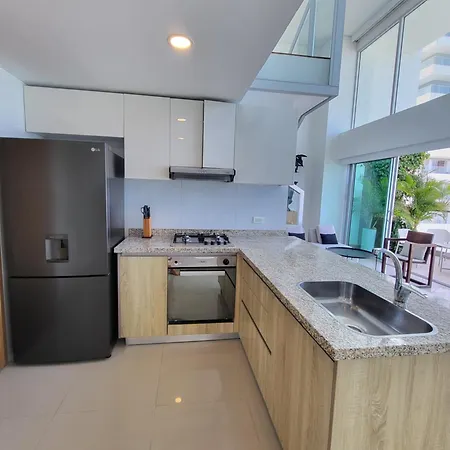 Duplex Con Vista Atardecer Mágico En El Mar Caribe Cartagena