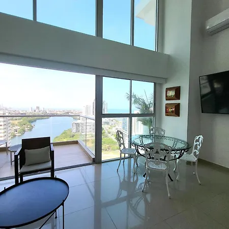 Duplex Con Vista Atardecer Mágico En El Mar Caribe *