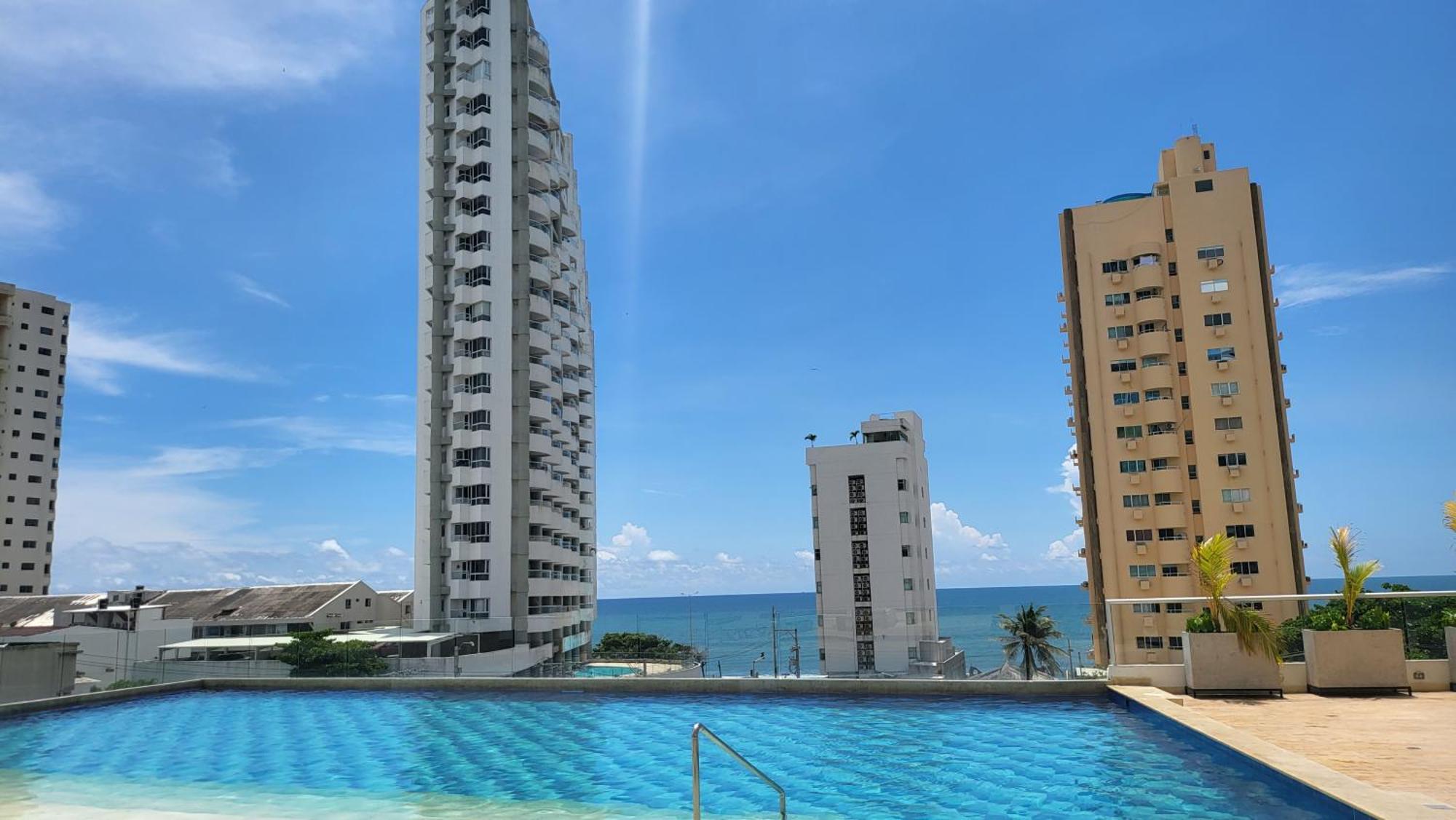 Duplex De Lujo Nuevo Con Vista Increible Al Centro Y La Playa * Cartagena